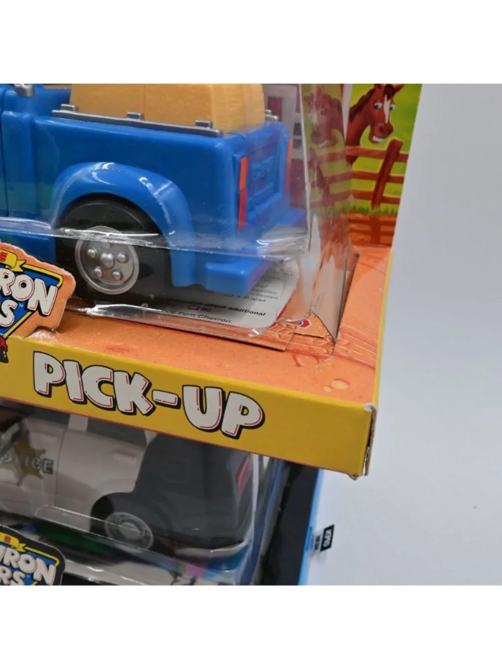 Chevron Cars Pete Pick-Up Patty Patrol Casey Coupe Brandon Bouncer Toy Set New